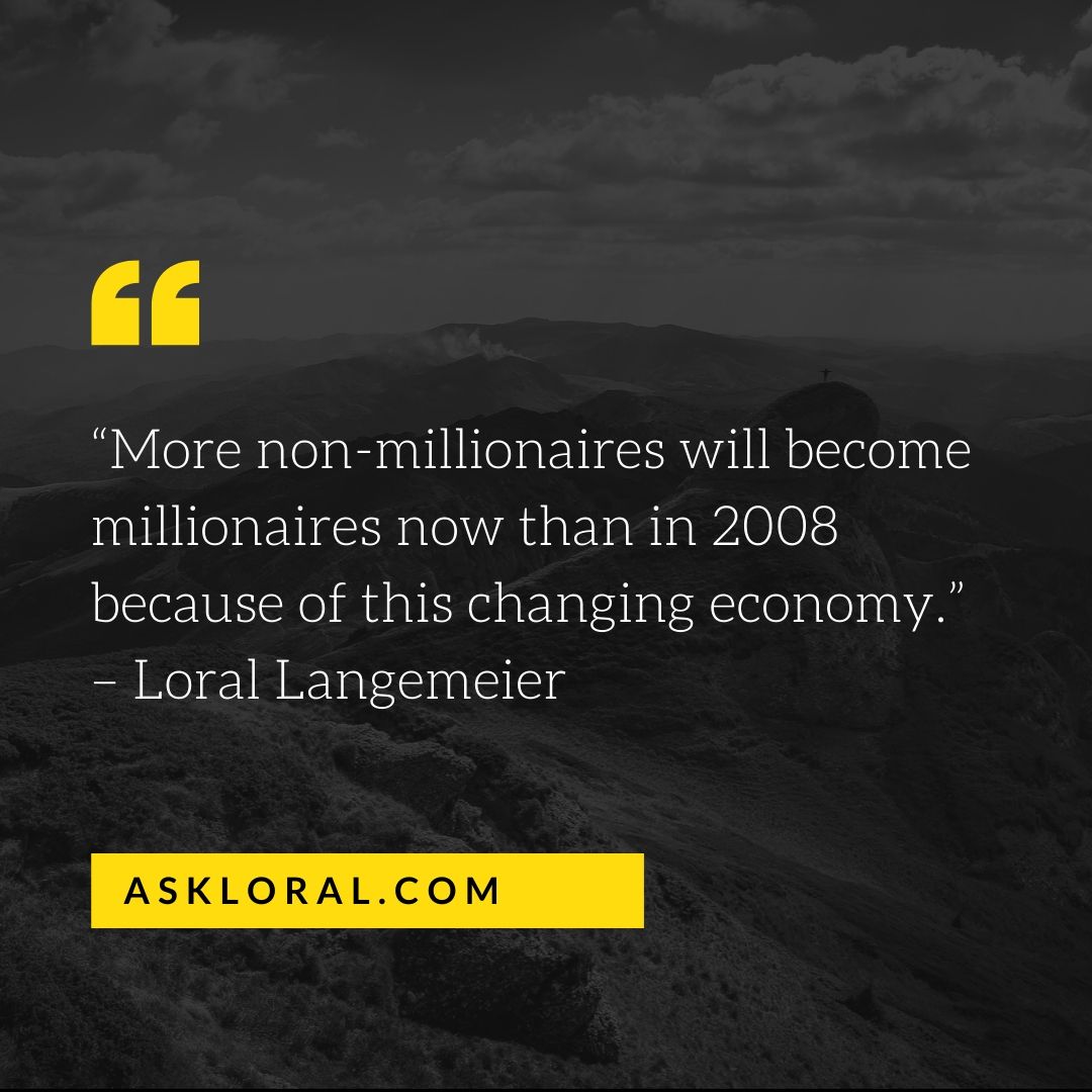 Loral Langemeier quote graphic for AskLoral.com