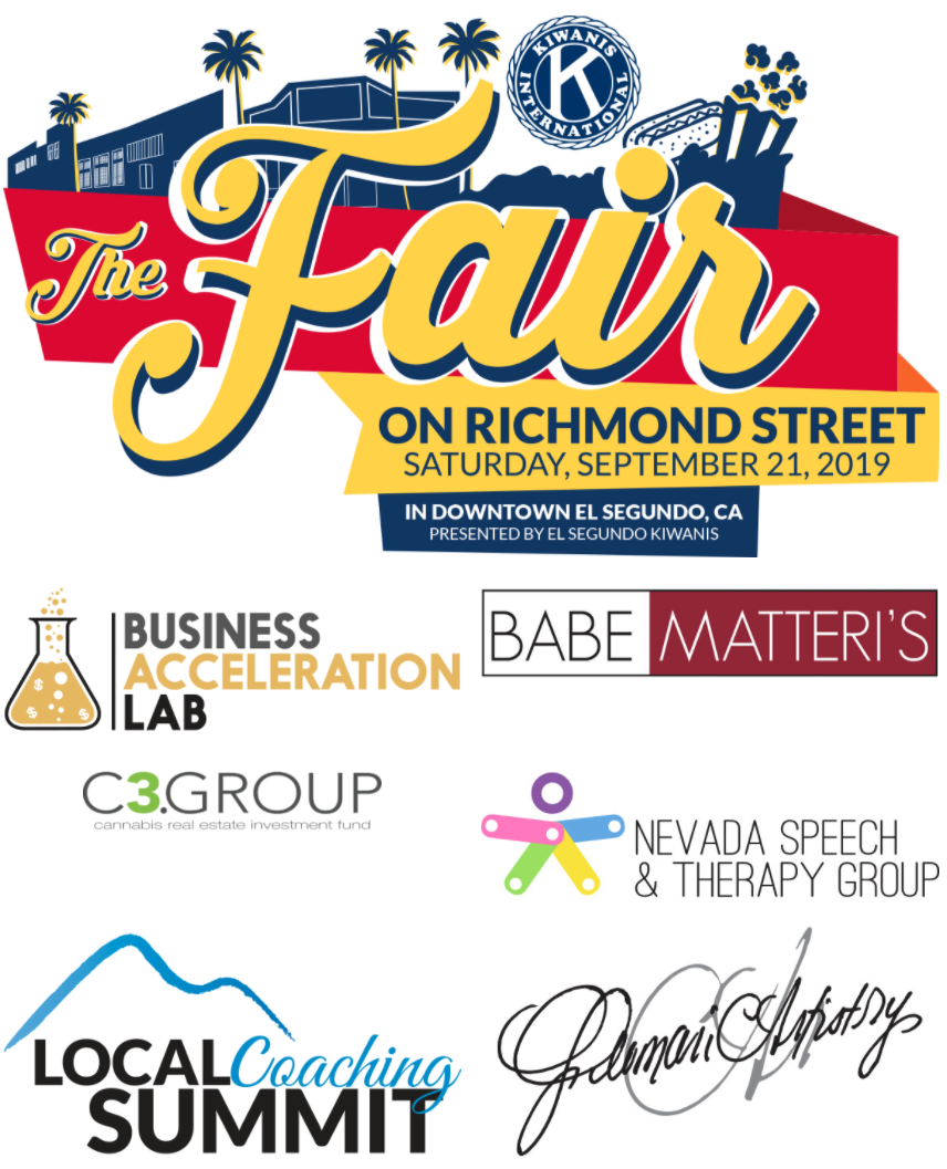 The Fair on Richmond Street event branding and sponsor logos